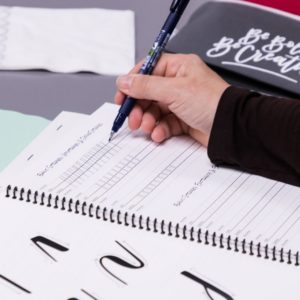 Melody Lane Press brush calligraphy workshop discover new skills