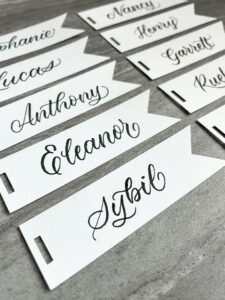 Melody Lane Press calligraphy gift tags